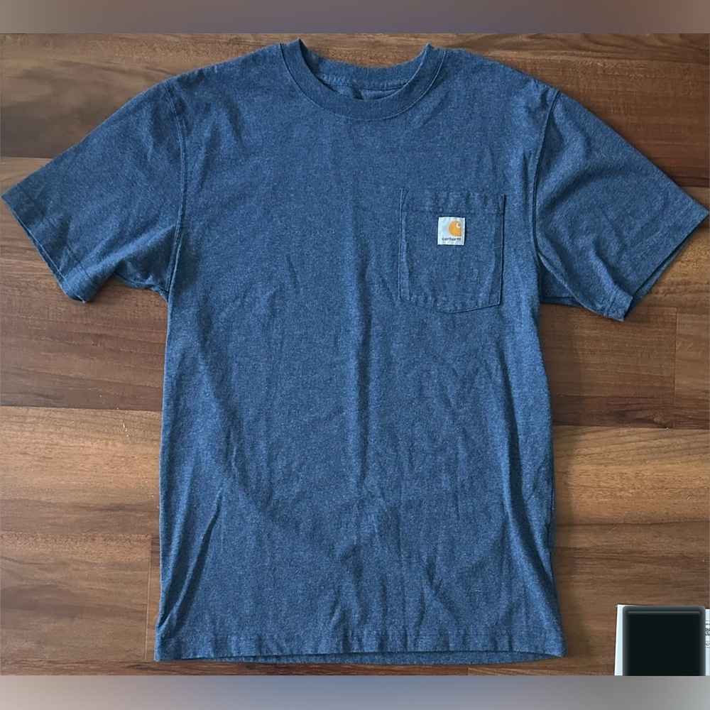 Carhartt Navy Original Fit Tee, Men’s Small